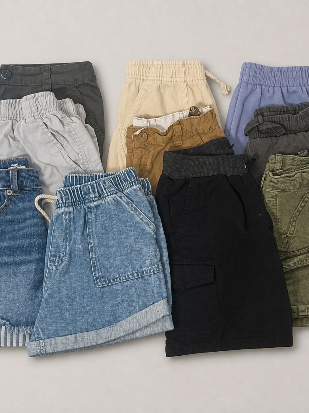 Custom Variety Brands Girl Large 10-12 Bundle of (10) Shorts Casual Everyday EUC